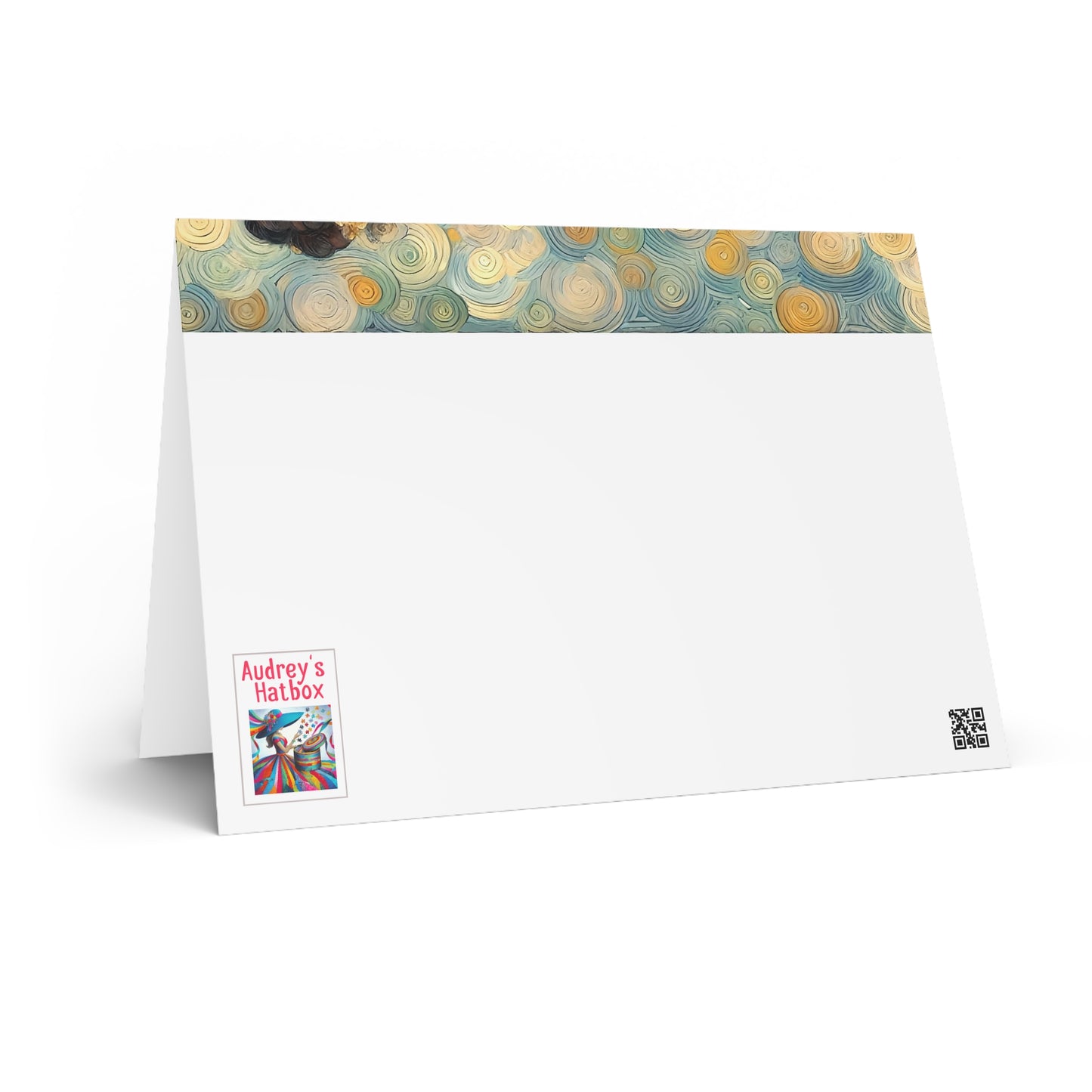 Taking Tea – Vintage Lady, Premium Quality Folded Greeting Card, Australian-Made