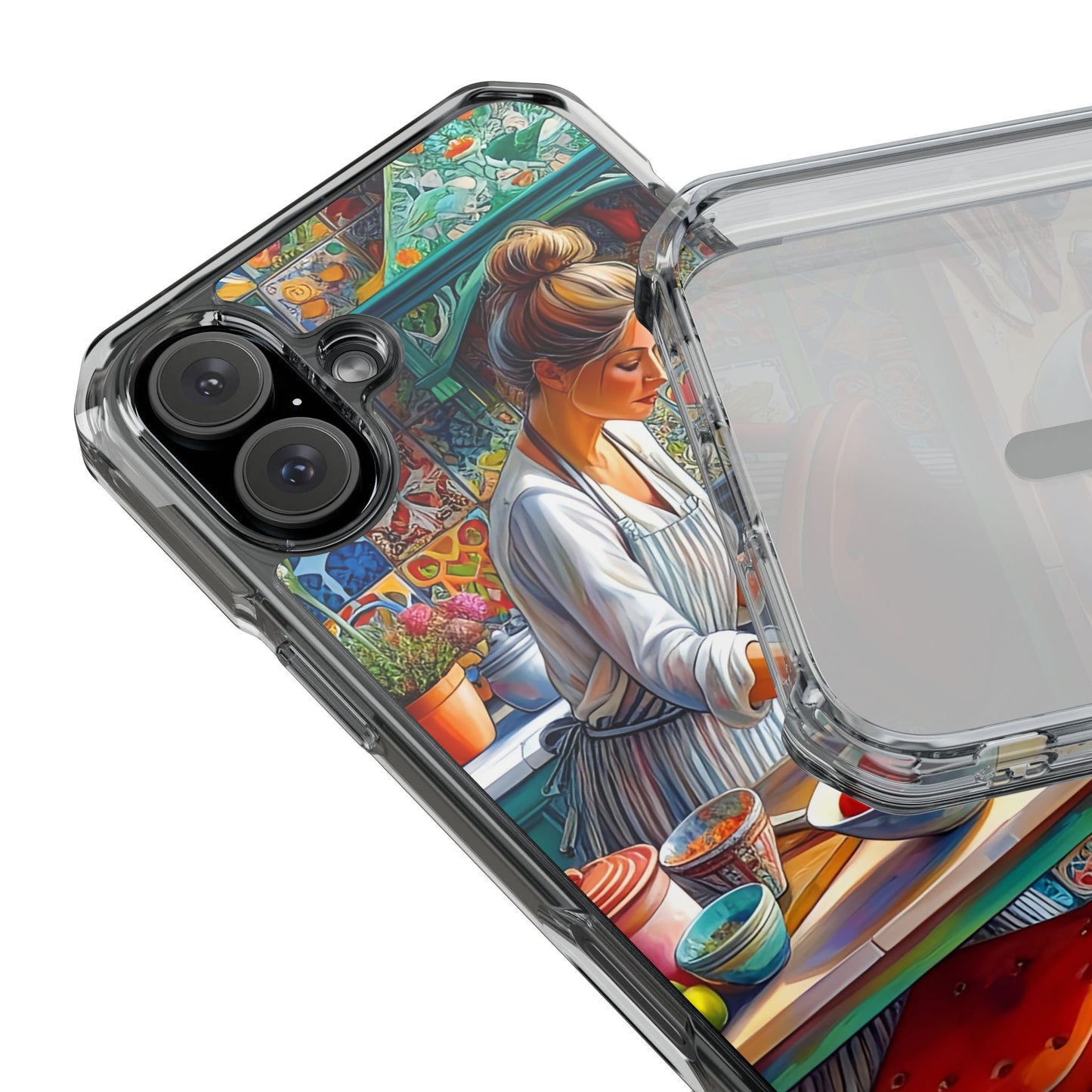 The Cake Maker - Magnetic Clear Impact Cases