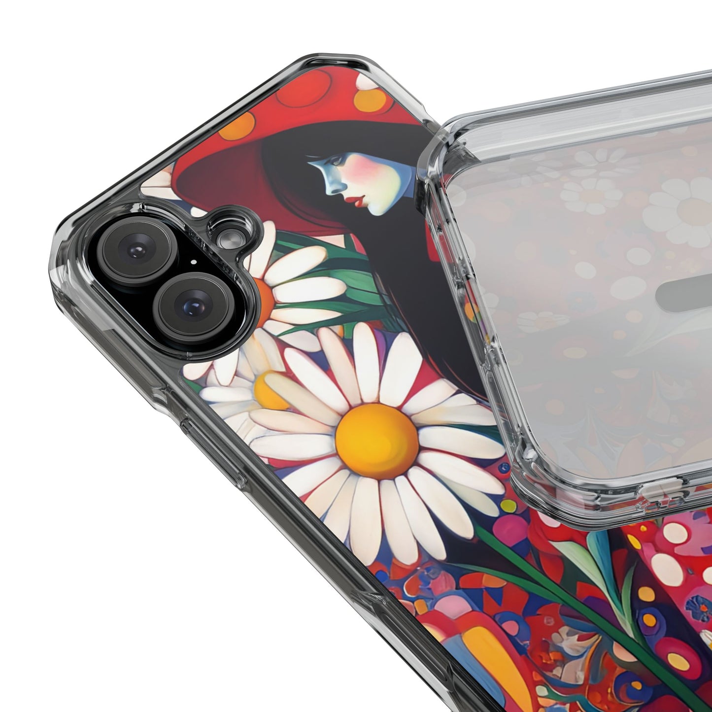 Daisy Dreams - Magnetic Clear Impact Cases