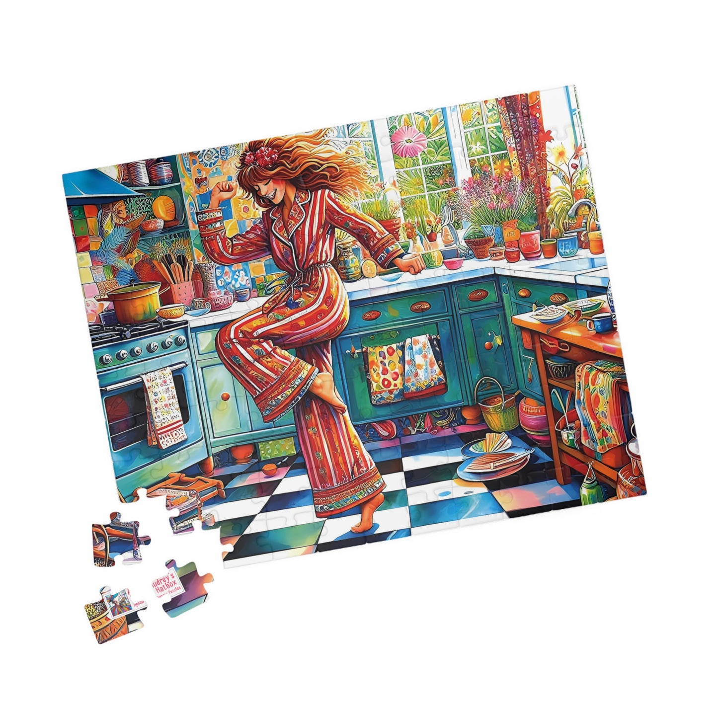 Dance Like No-one's Watching Jigsaw Puzzle (110, 252, 520, 1014-piece). Cute, fun. playful and quirky. Great gift idea. Family Activity