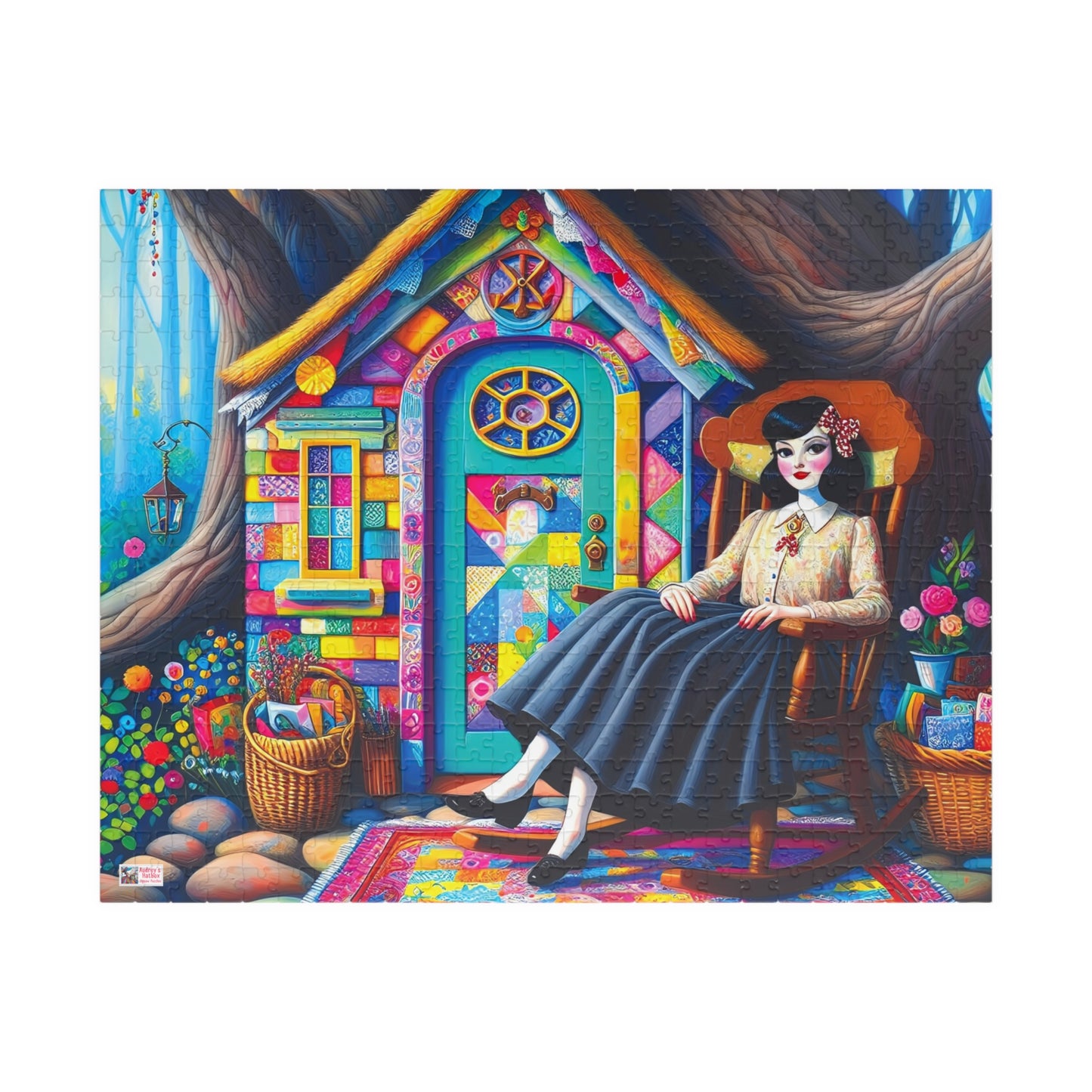 My Sweet Home Jigsaw Puzzle 110, 252, 520, 1014-piece. Fun, quirky and magical, a perfect novelty gift idea or family game, suits all ages