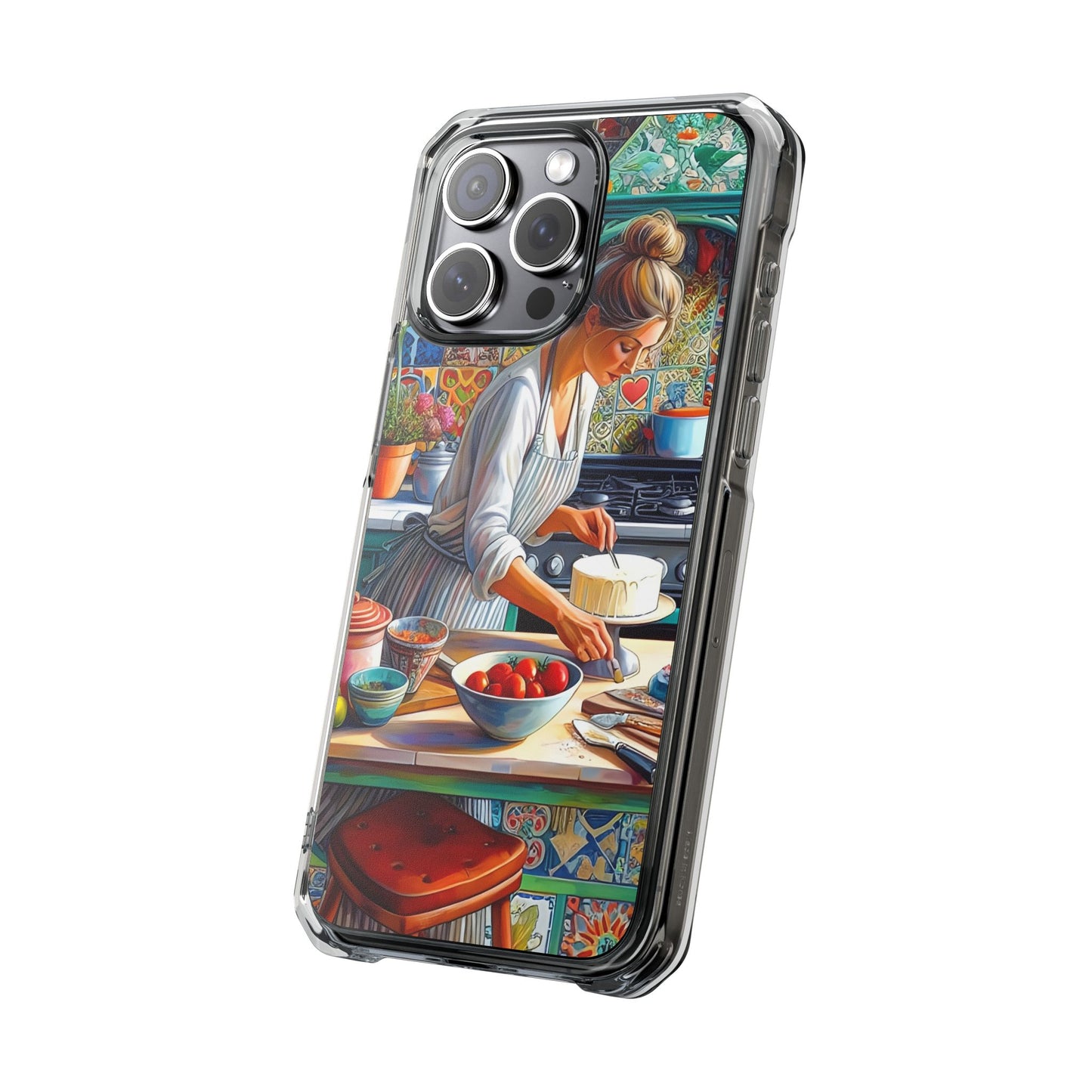 The Cake Maker - Magnetic Clear Impact Cases