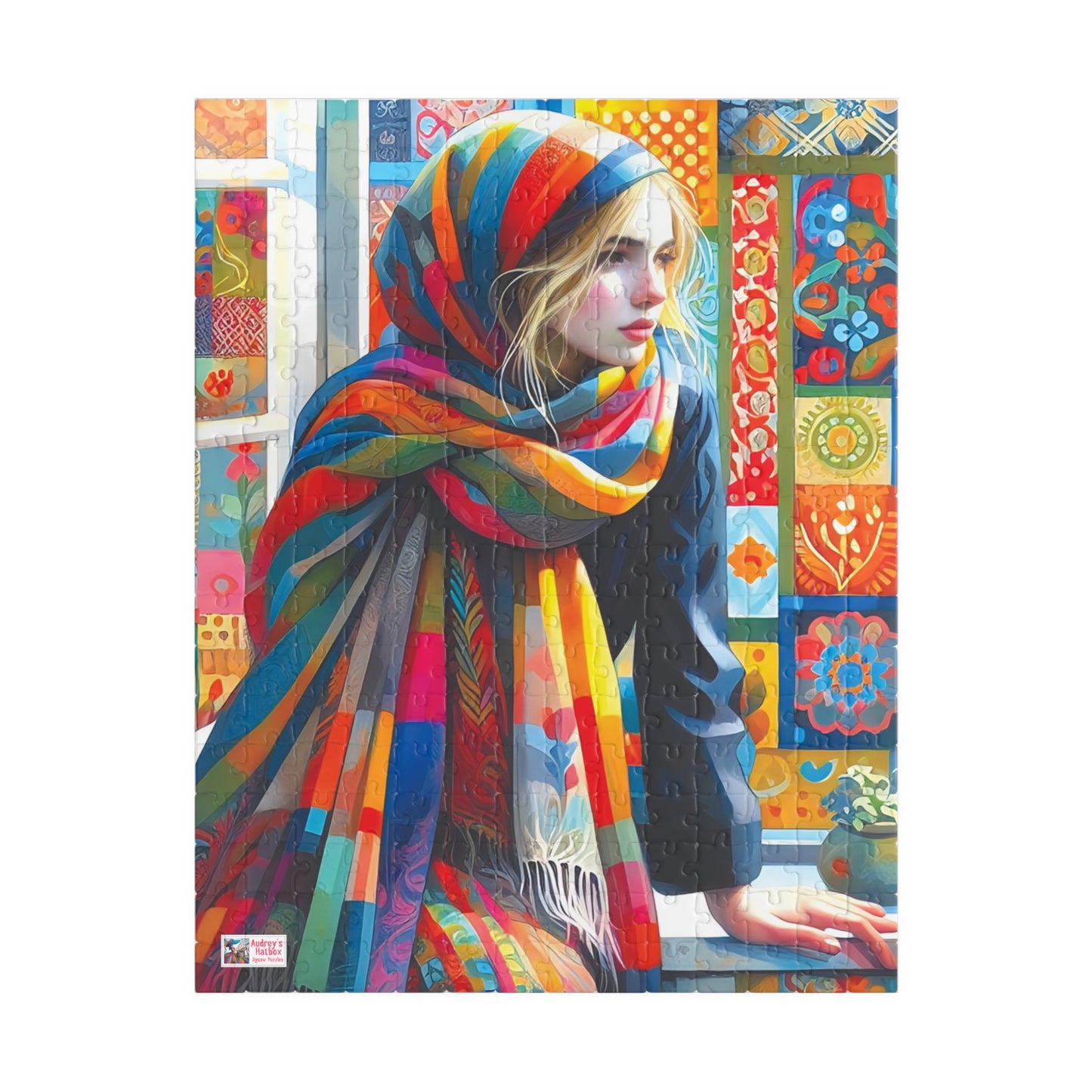 At The Windowsill Jigsaw Puzzle (110, 252, 520, 1014-piece). Unique, Whimsical, Challenging Family Fun. Pretty Birthday Gift Idea