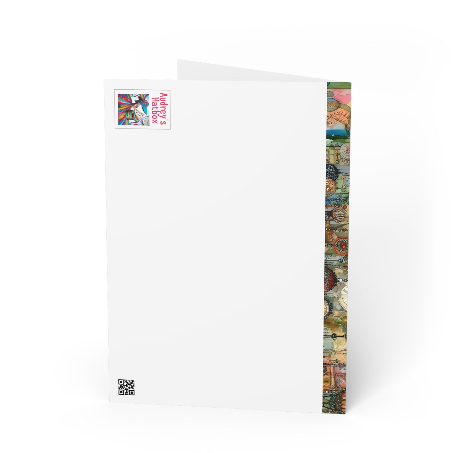 Café Kooky – Vintage Lady, Premium Quality Folded Greeting Card, Australian-Made