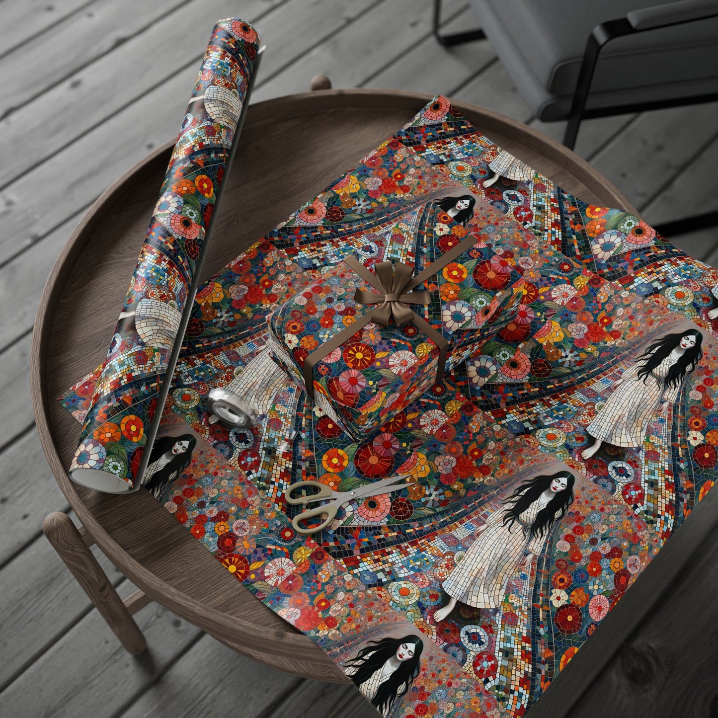 "Mosaic Garden" Gift Wrapping Paper (3 sizes)