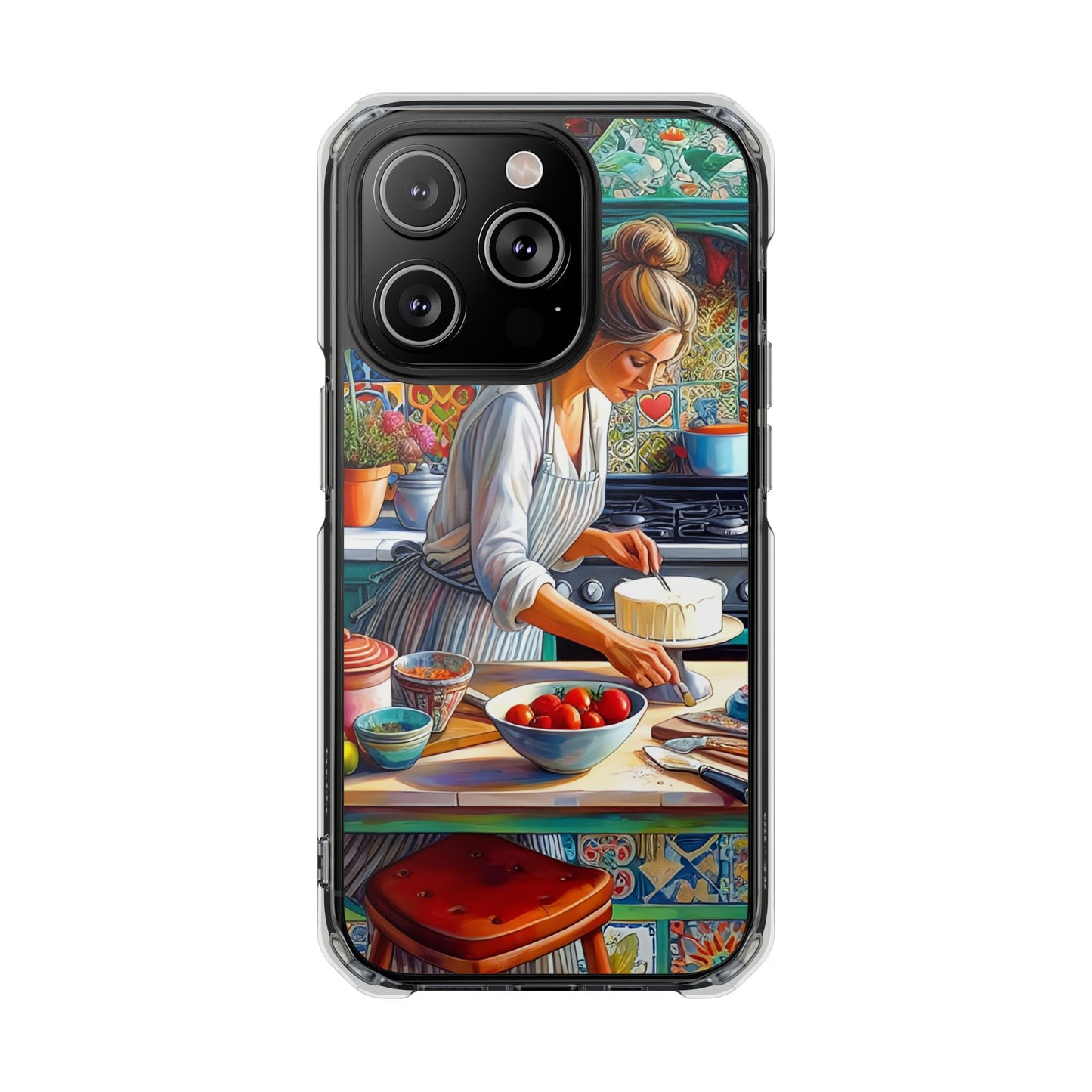 The Cake Maker - Magnetic Clear Impact Cases
