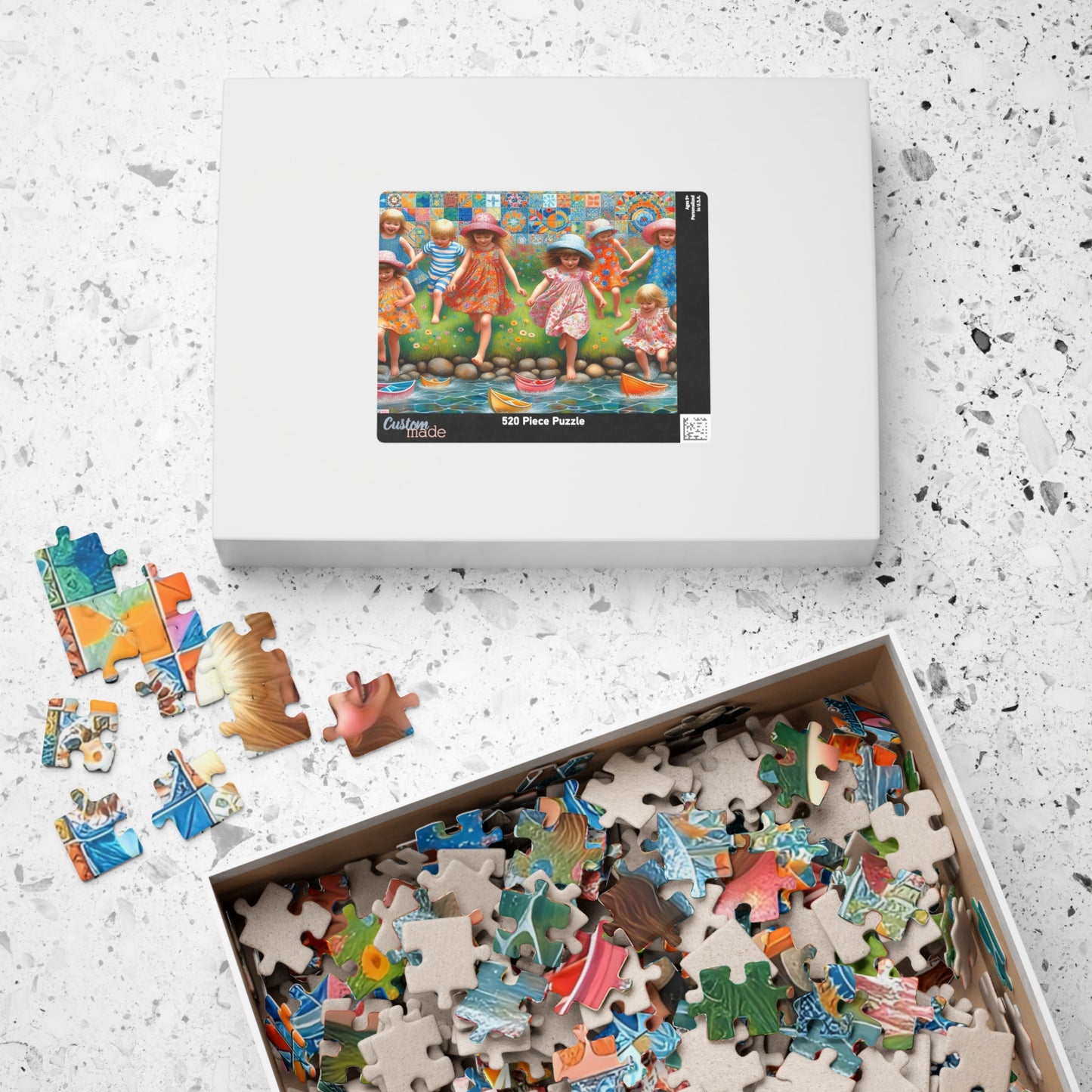 Summer Days Jigsaw Puzzle (110, 252, 520, 1014-Piece). Fun gift idea or family game, suits any age. Childhood nostalgia, patterns, colours