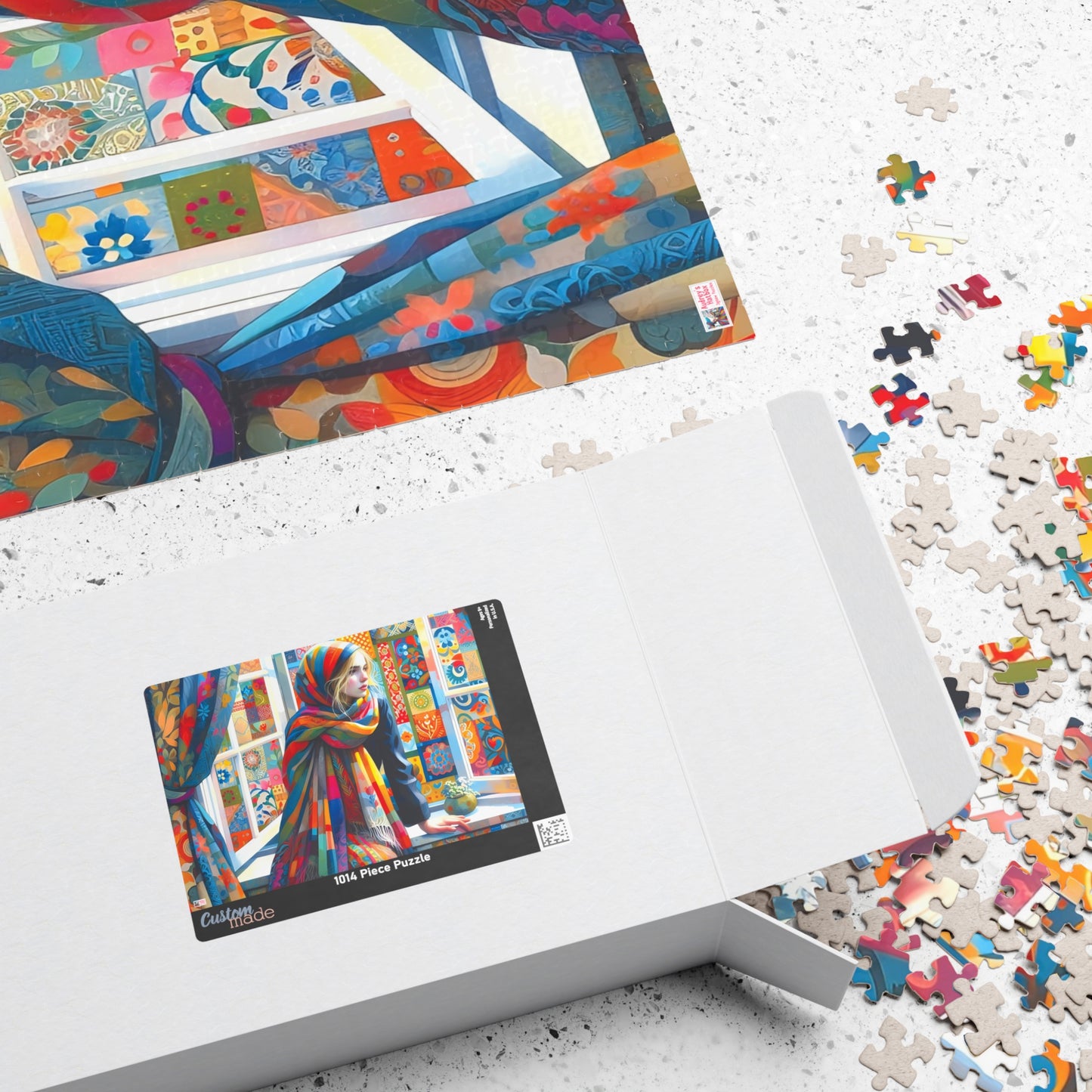 At The Windowsill Jigsaw Puzzle (110, 252, 520, 1014-piece). Unique, Whimsical, Challenging Family Fun. Pretty Birthday Gift Idea