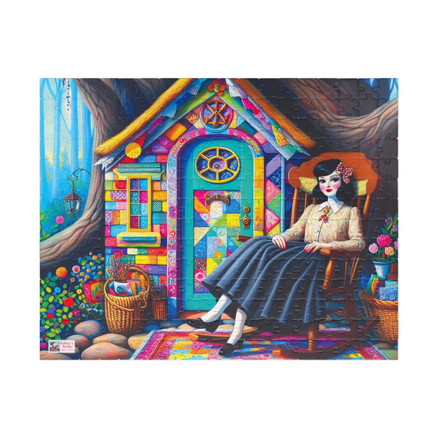 My Sweet Home Jigsaw Puzzle 110, 252, 520, 1014-piece. Fun, quirky and magical, a perfect novelty gift idea or family game, suits all ages