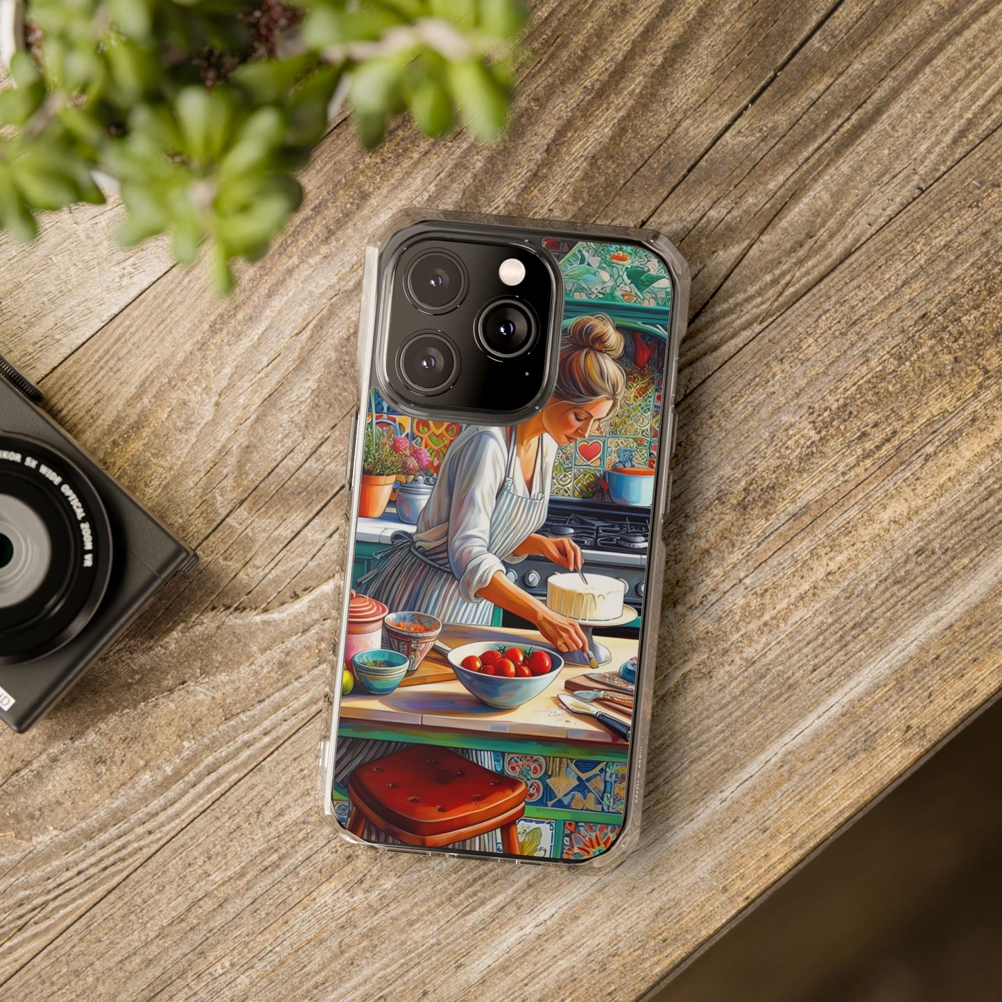 The Cake Maker - Magnetic Clear Impact Cases