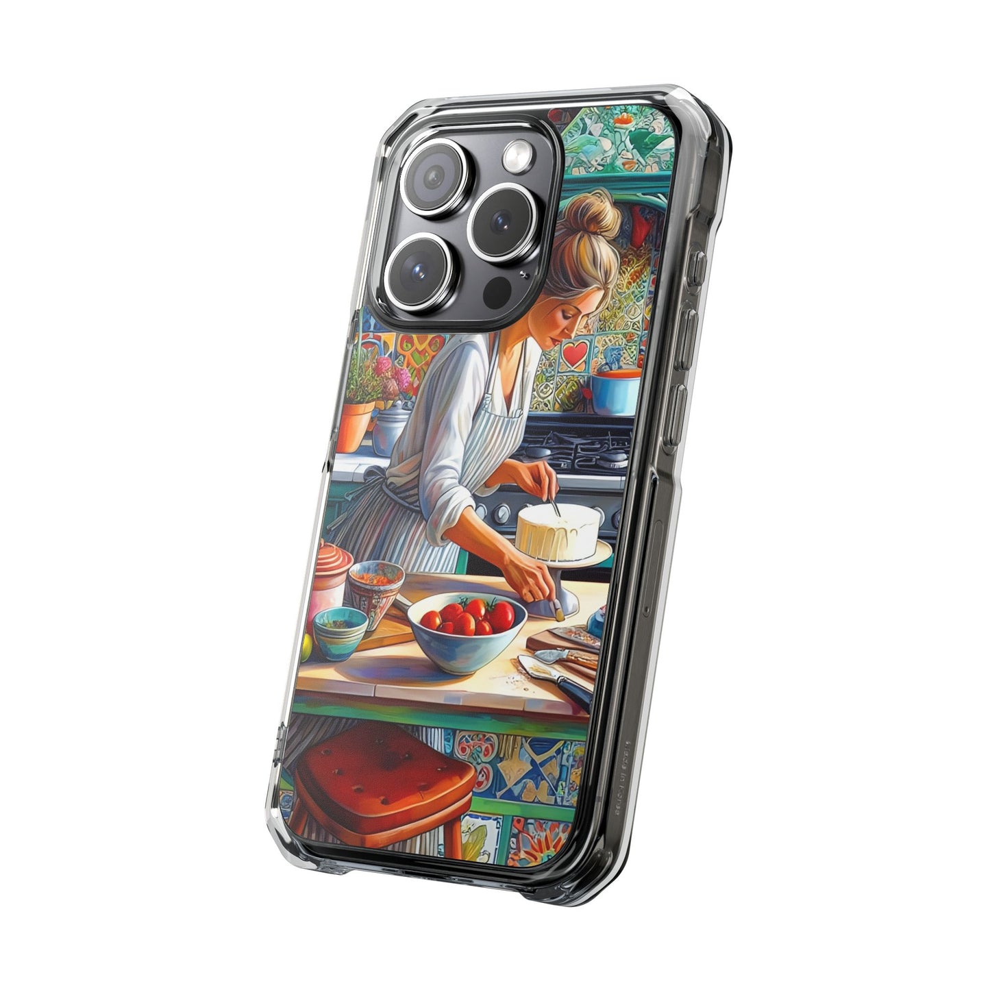 The Cake Maker - Magnetic Clear Impact Cases