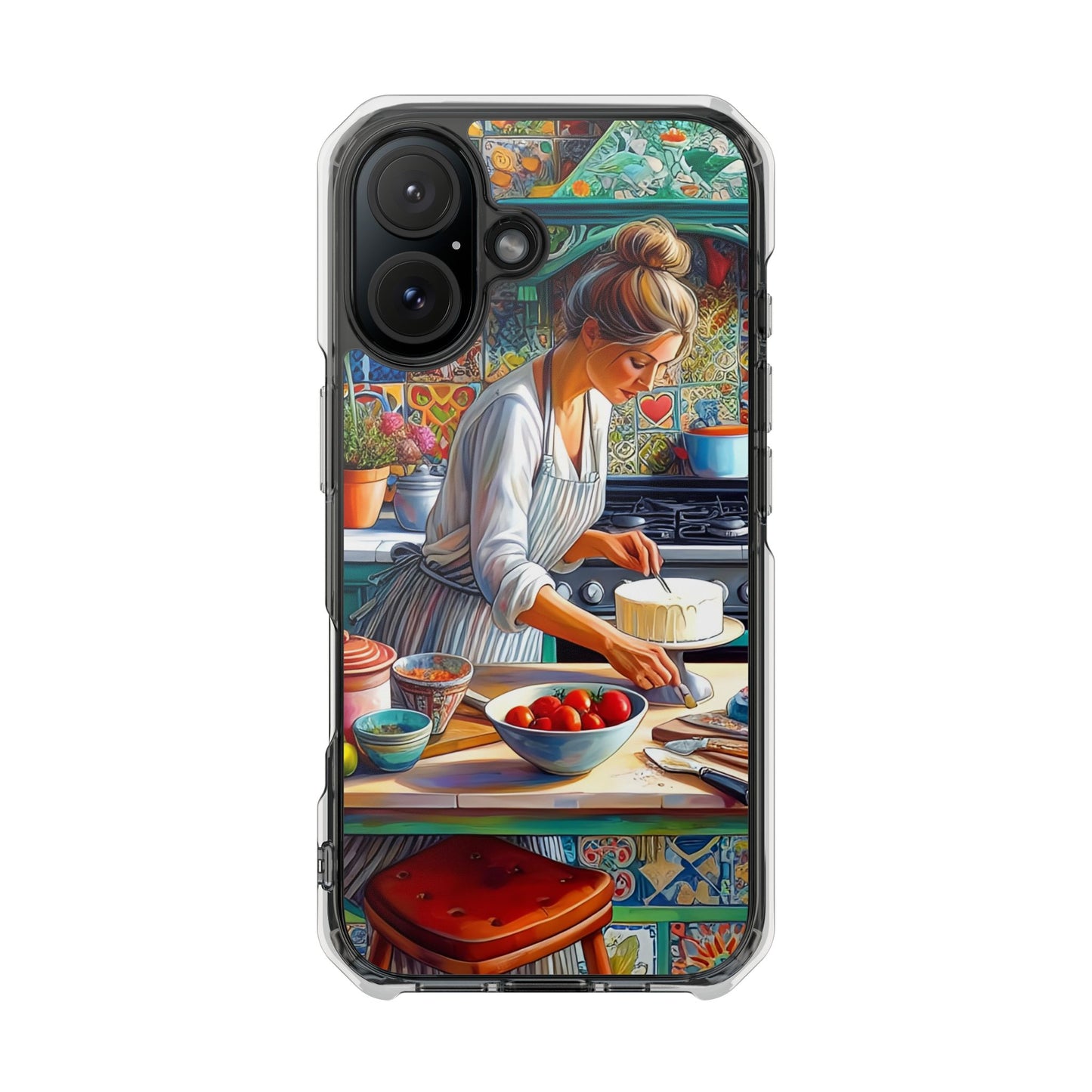 The Cake Maker - Magnetic Clear Impact Cases