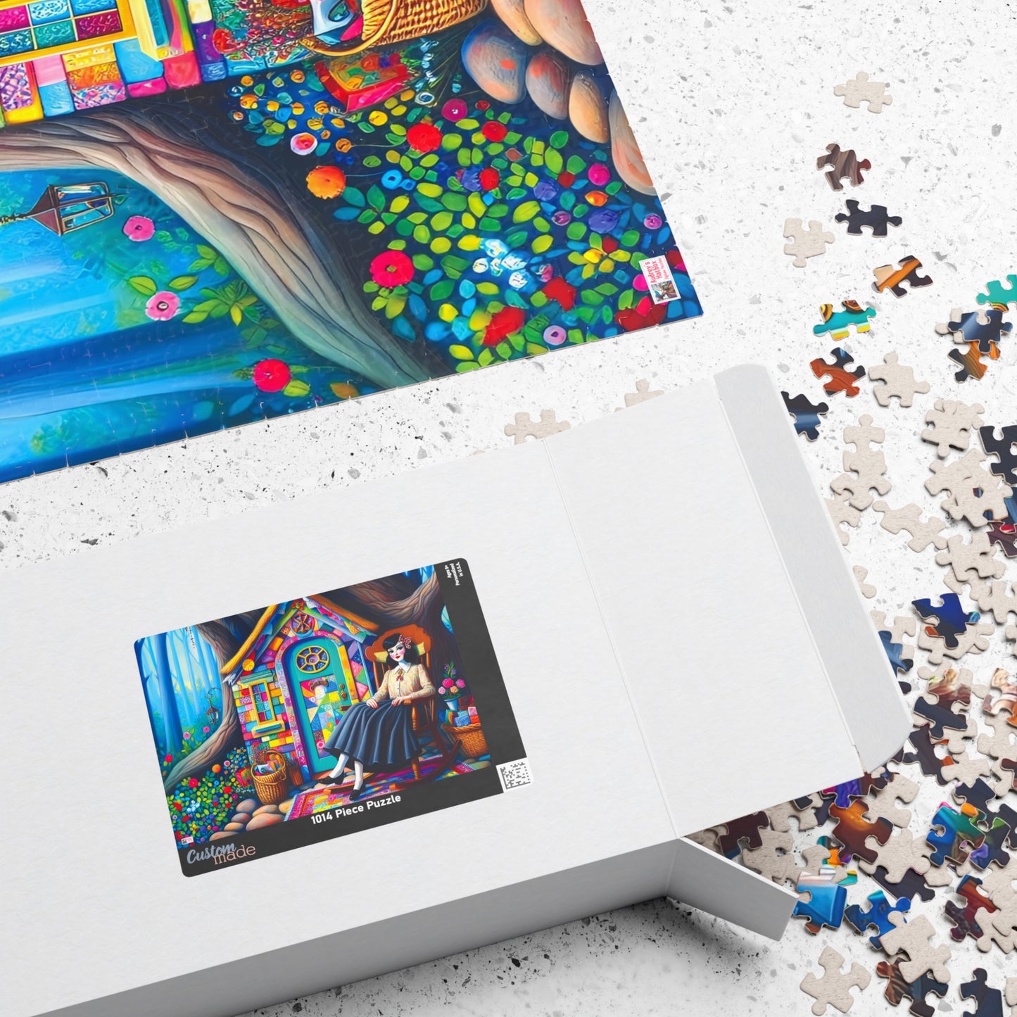My Sweet Home Jigsaw Puzzle 110, 252, 520, 1014-piece. Fun, quirky and magical, a perfect novelty gift idea or family game, suits all ages