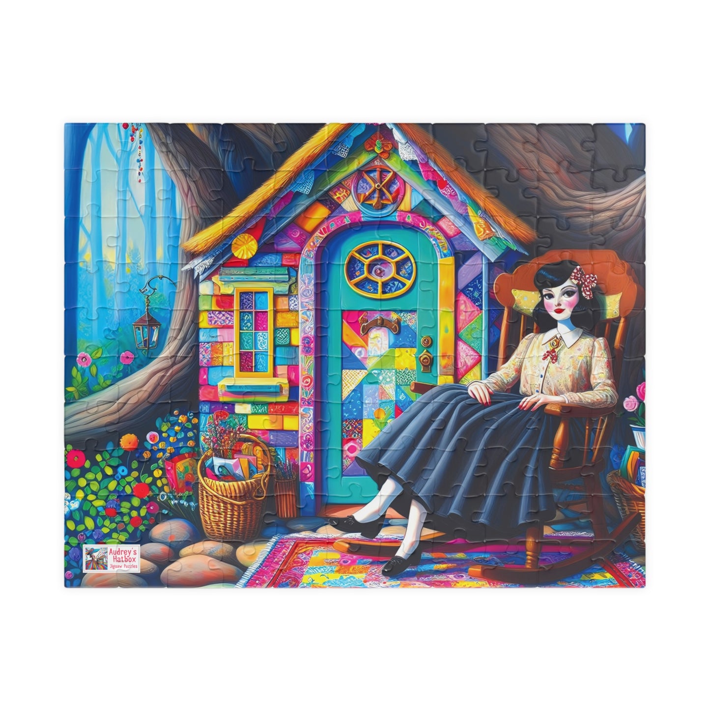 My Sweet Home Jigsaw Puzzle 110, 252, 520, 1014-piece. Fun, quirky and magical, a perfect novelty gift idea or family game, suits all ages