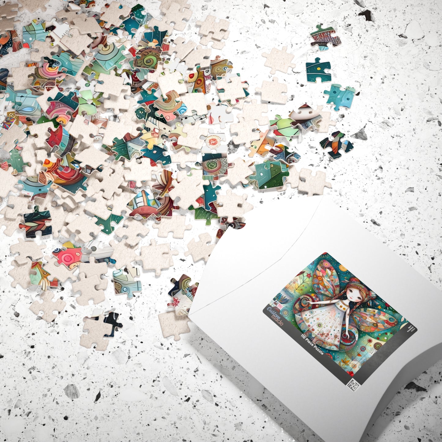 Boho Fairy Jigsaw Puzzle - 110, 252, 520, 1014-piece. Pretty, Whimsical Birthday Gift Idea. Tech-free and Fun Family Activity. Unique Charm