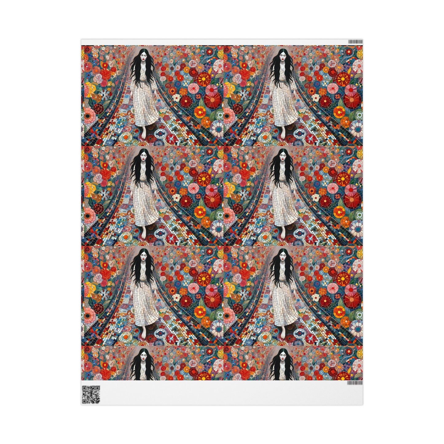 "Mosaic Garden" Gift Wrapping Paper (3 sizes)