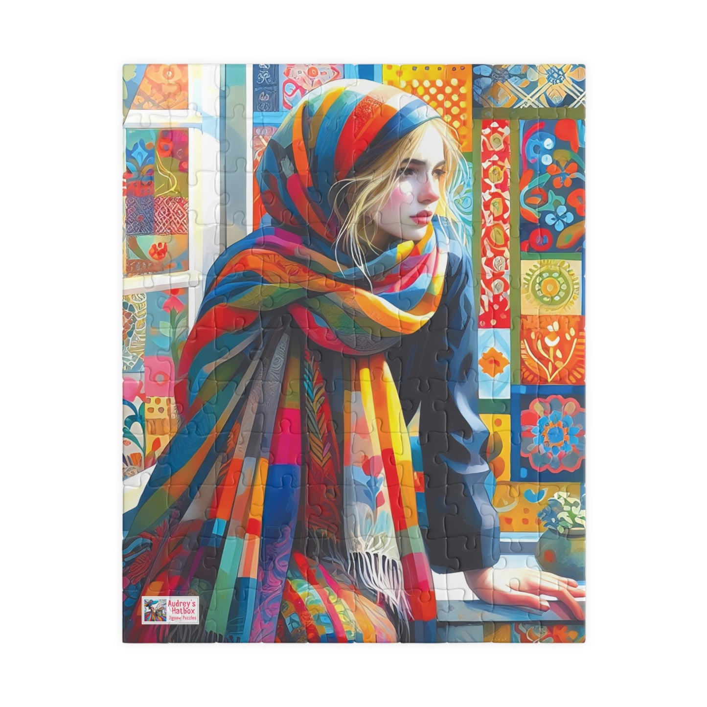 At The Windowsill Jigsaw Puzzle (110, 252, 520, 1014-piece). Unique, Whimsical, Challenging Family Fun. Pretty Birthday Gift Idea