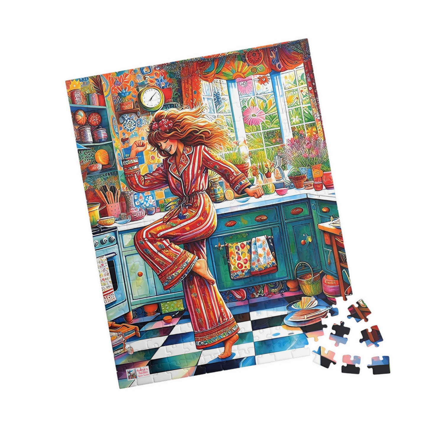 Dance Like No-one's Watching Jigsaw Puzzle (110, 252, 520, 1014-piece). Cute, fun. playful and quirky. Great gift idea. Family Activity