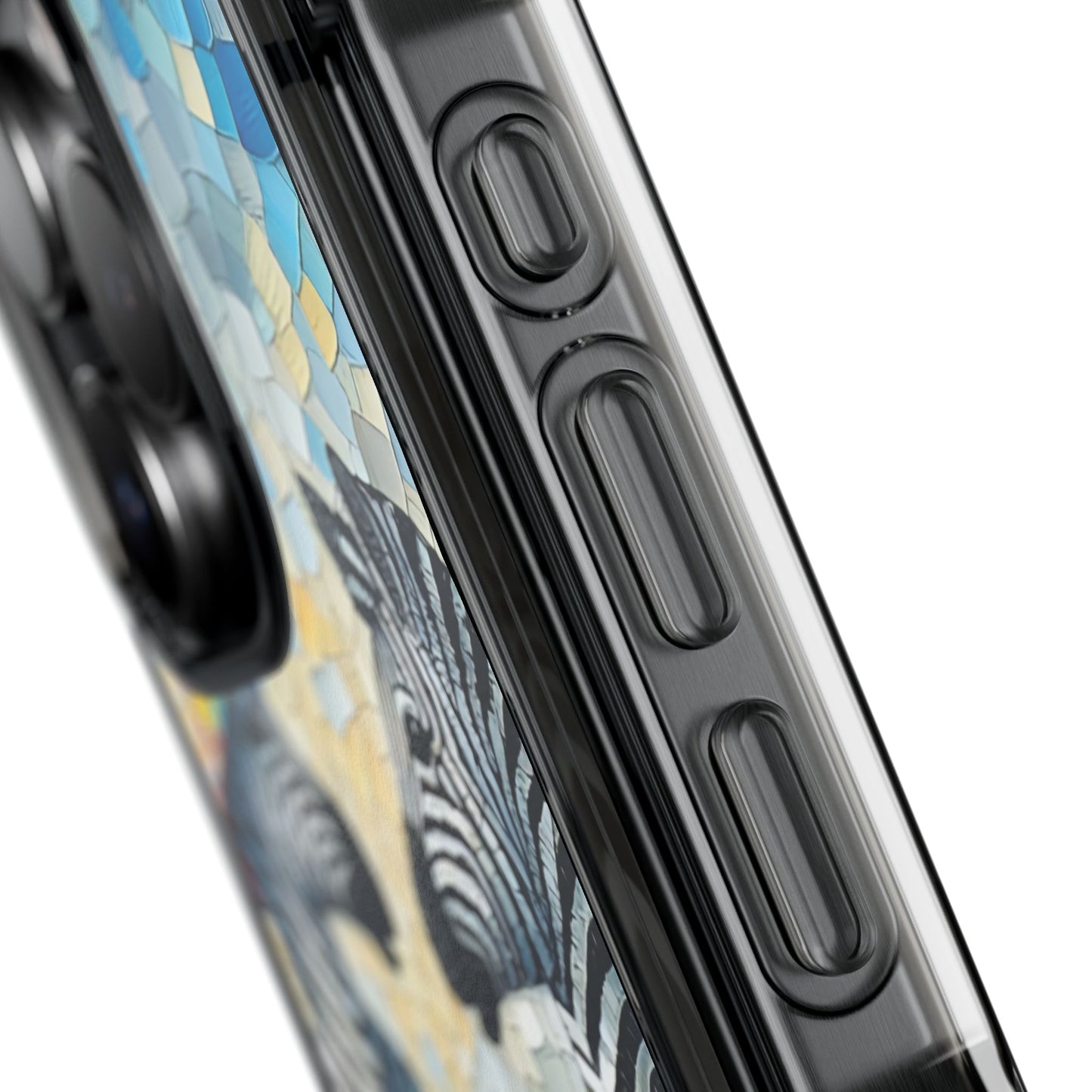 Zebras at the Back Fence - Magnetic Clear Impact Cases