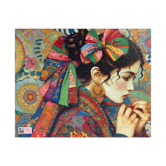 Ribbons and Bows Landscape Jigsaw Puzzle (110, 252, 520, 1014-piece). Pretty and Challenging Gift Idea, All Ages. Fun Family Game Activity.