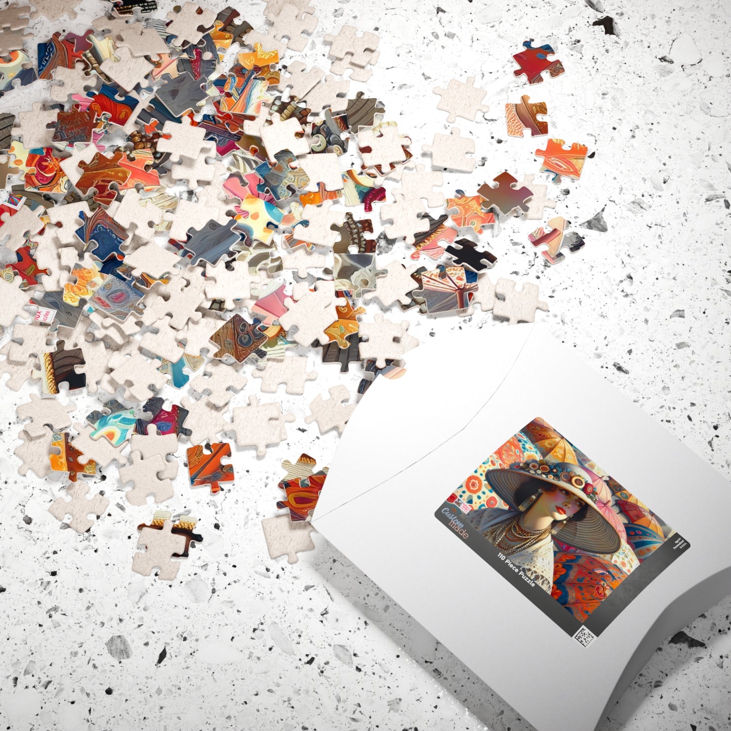 Parade of the Parasols Jigsaw Puzzle (110, 252, 520, 1014-piece). Pretty vintage scene. Fun family-friendly game, all ages