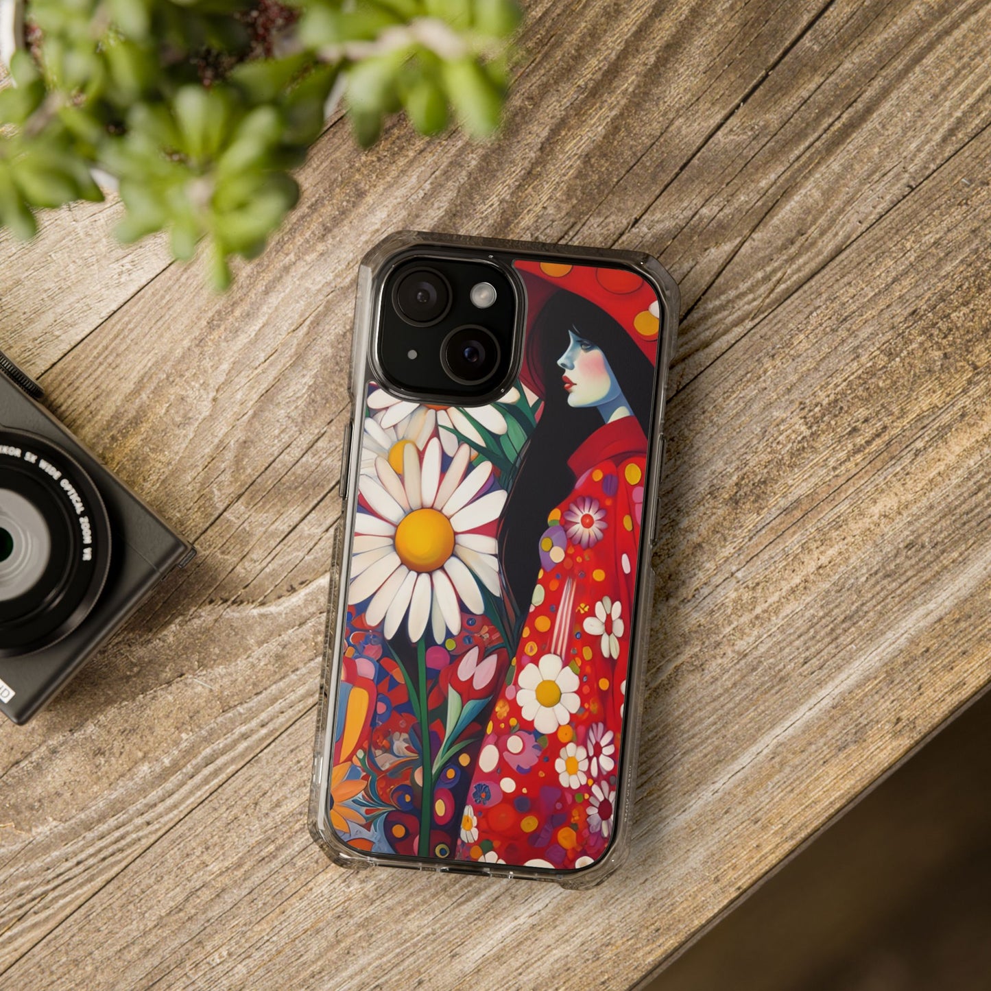 Daisy Dreams - Magnetic Clear Impact Cases