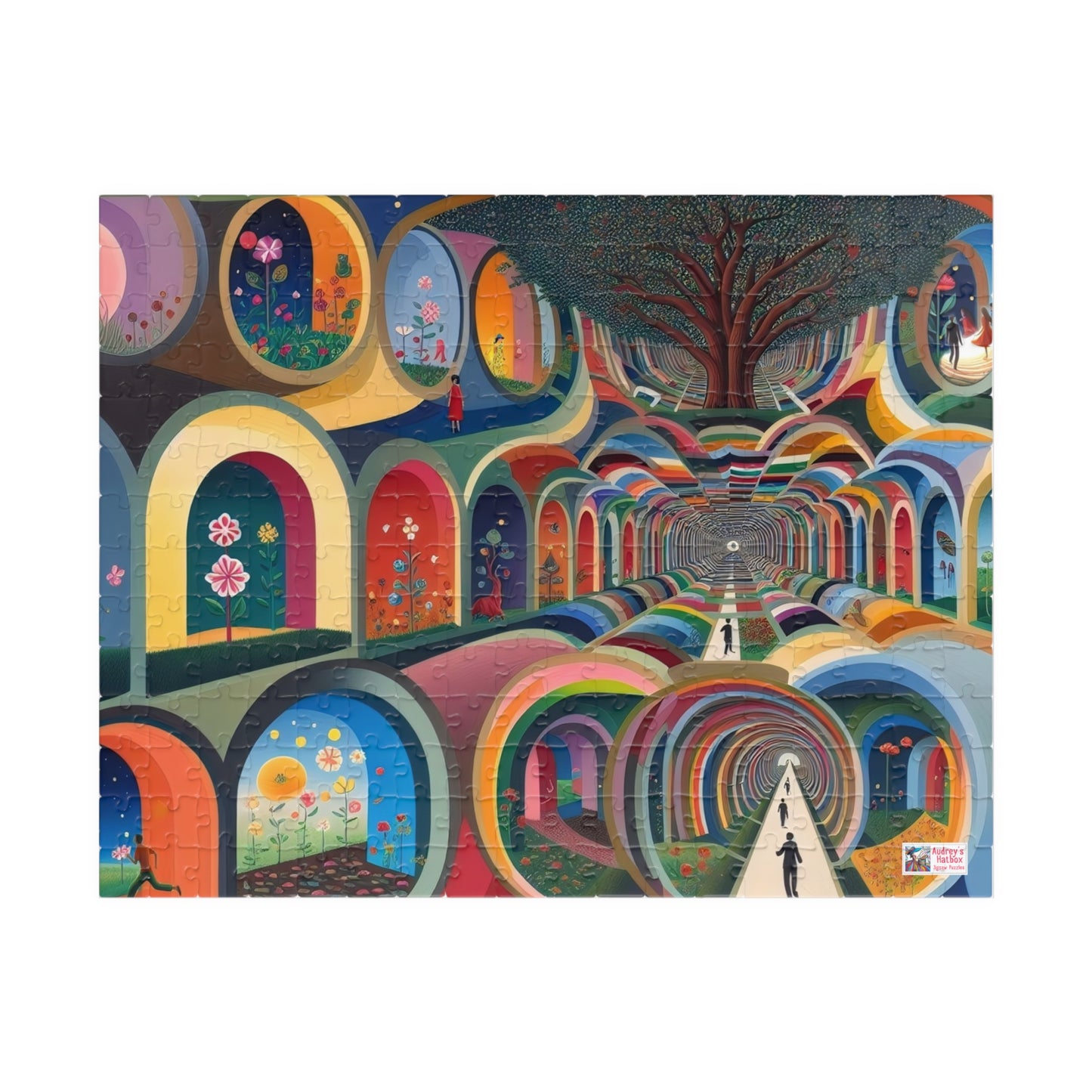 City of Arches Jigsaw Puzzle US: Dreamlike Fantasy Tunnel Underworld (110-1014-piece)