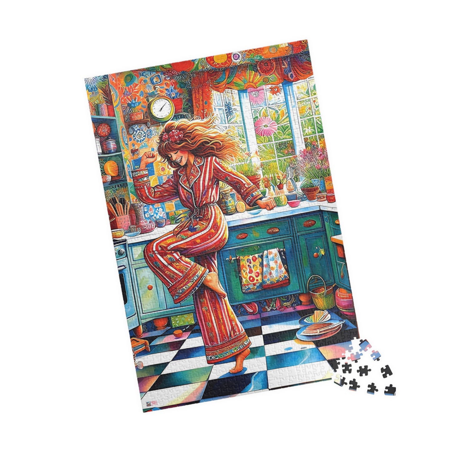 Dance Like No-one's Watching Jigsaw Puzzle (110, 252, 520, 1014-piece). Cute, fun. playful and quirky. Great gift idea. Family Activity
