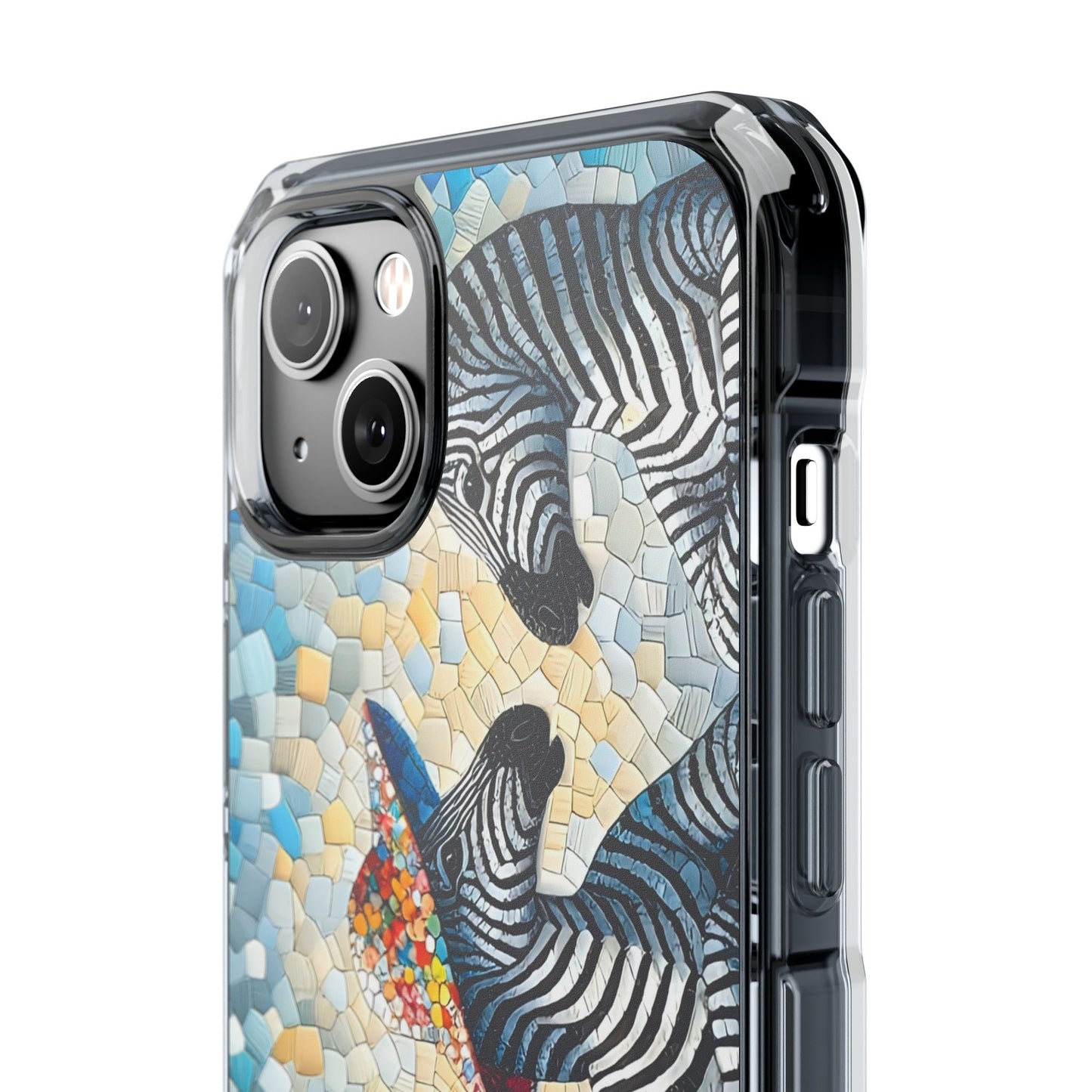 Zebras at the Back Fence Magnetic Clear Impact Cases