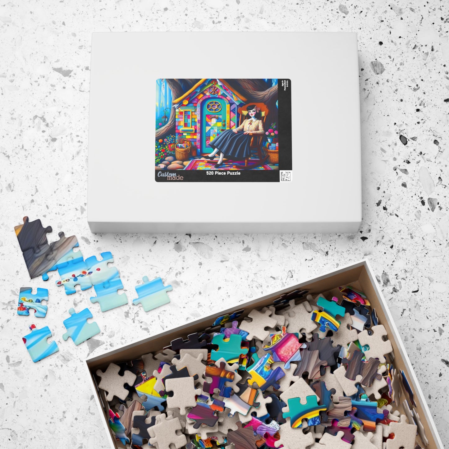 My Sweet Home Jigsaw Puzzle 110, 252, 520, 1014-piece. Fun, quirky and magical, a perfect novelty gift idea or family game, suits all ages