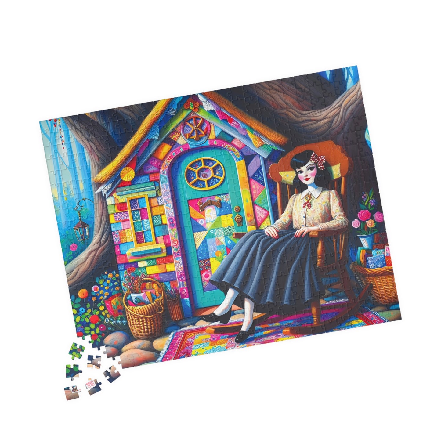 My Sweet Home Jigsaw Puzzle 110, 252, 520, 1014-piece. Fun, quirky and magical, a perfect novelty gift idea or family game, suits all ages