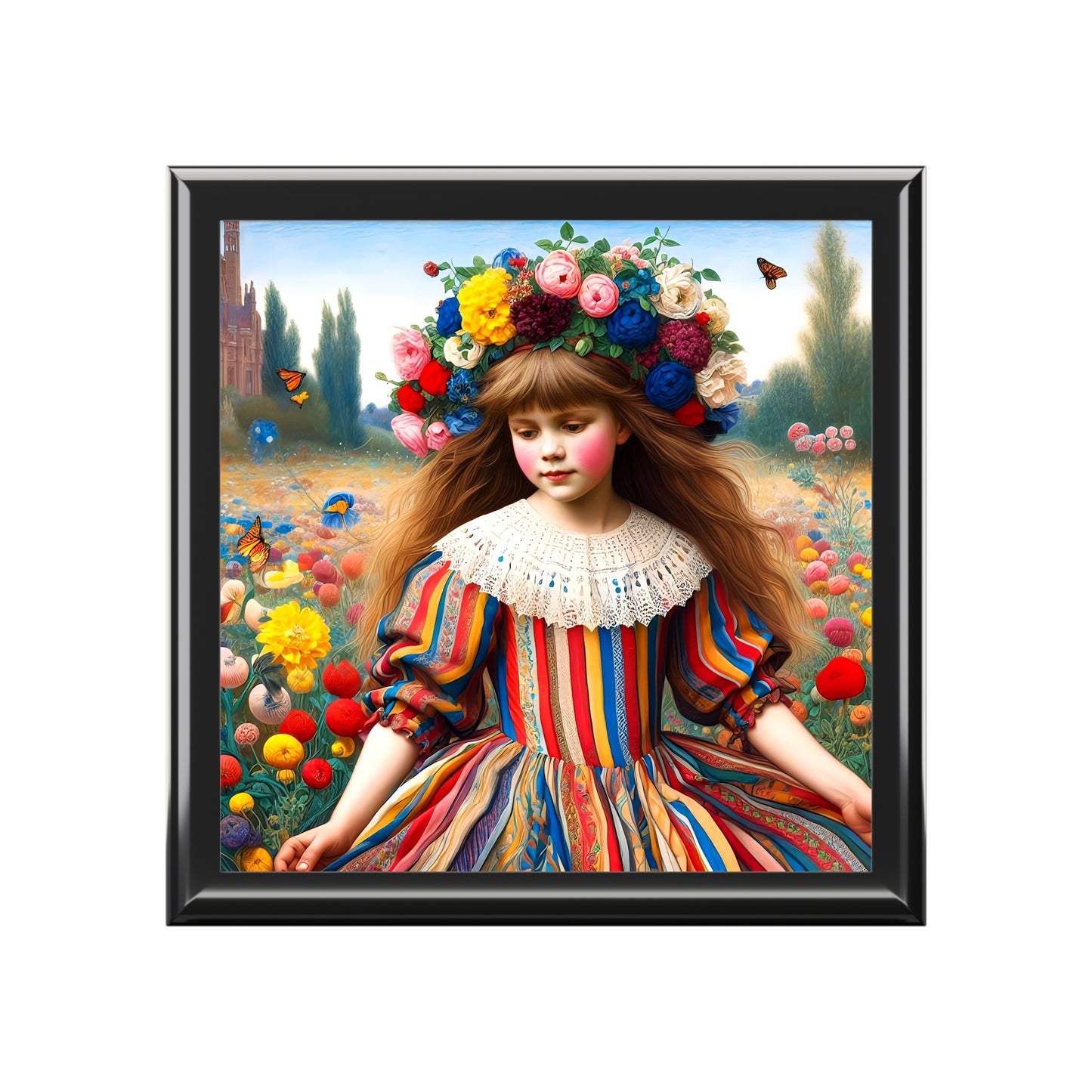 Floral Crown Jewellery Box