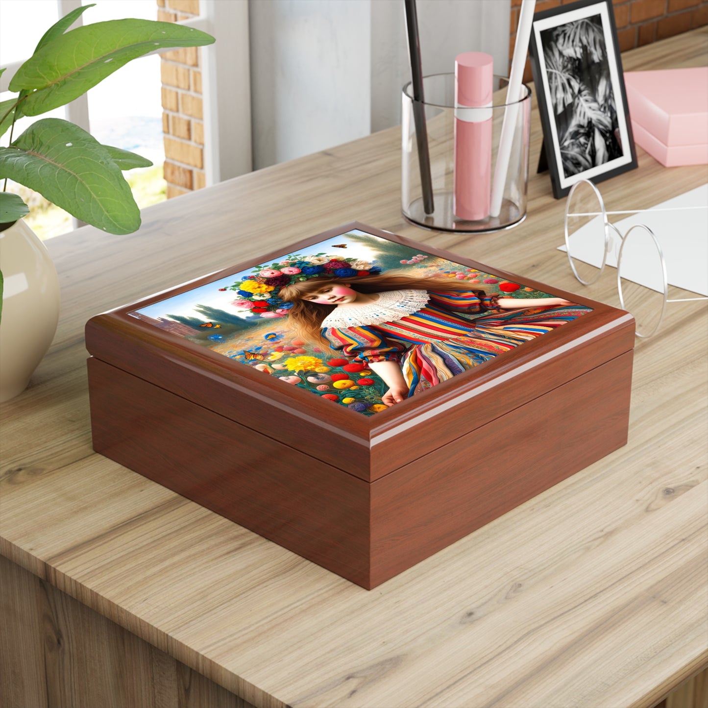 Floral Crown Jewellery Box