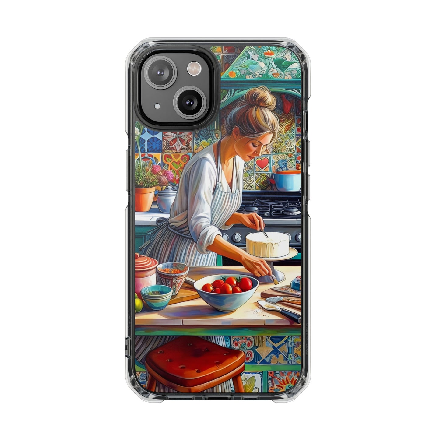 The Cake Maker - Magnetic Clear Impact Cases