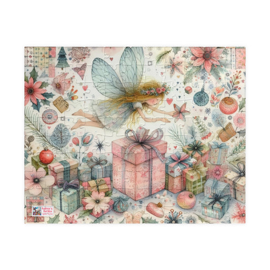 Fairy Dust Christmas Jigsaw Puzzle US: Pretty Whimsical Festive Theme, (110-1014-piece)