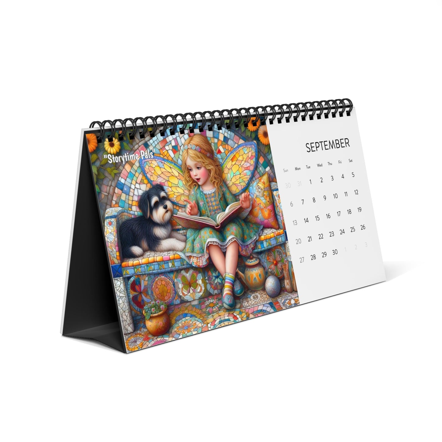 Audrey's Hatbox 2026 Desk Calendar USA - Decorate your Work Space with a Different Enchanting Image for Every Month