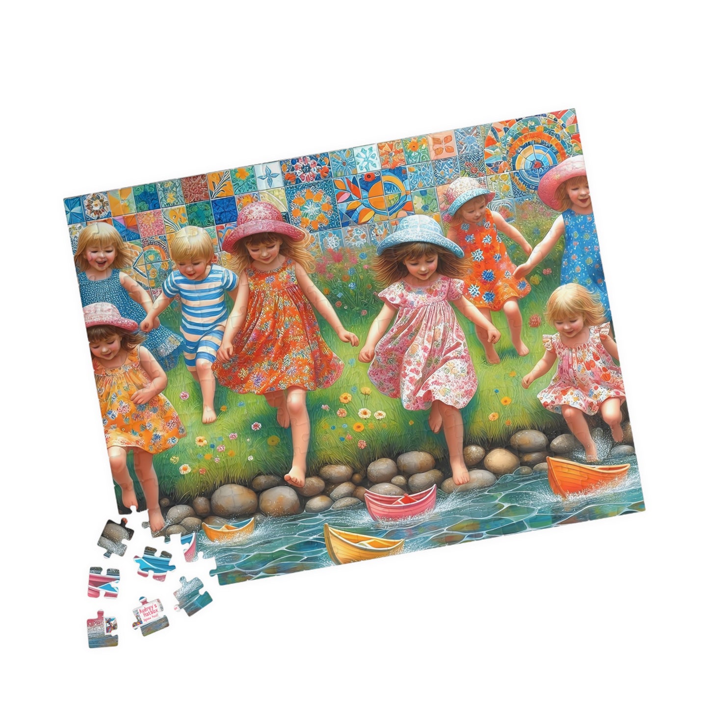 Summer Days Jigsaw Puzzle (110, 252, 520, 1014-Piece). Fun gift idea or family game, suits any age. Childhood nostalgia, patterns, colours