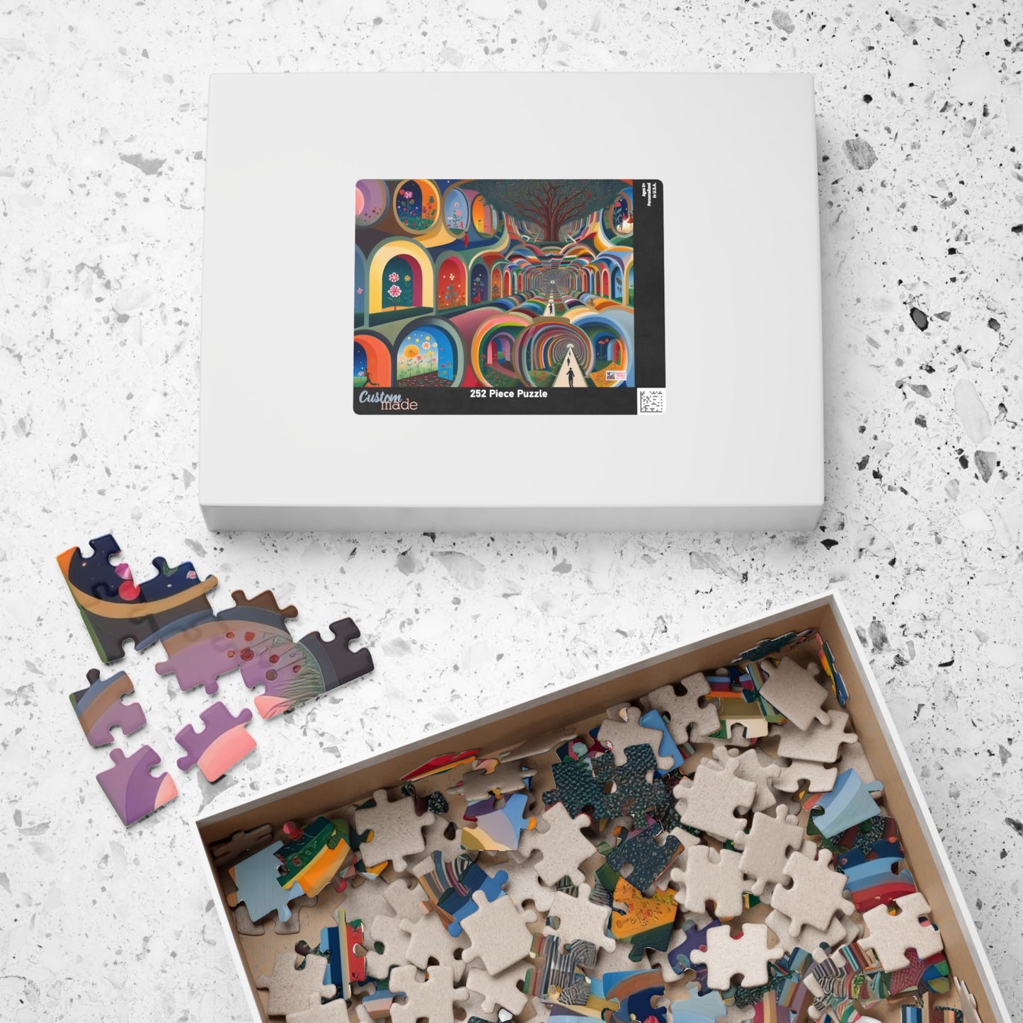 City of Arches Jigsaw Puzzle US: Dreamlike Fantasy Tunnel Underworld (110-1014-piece)