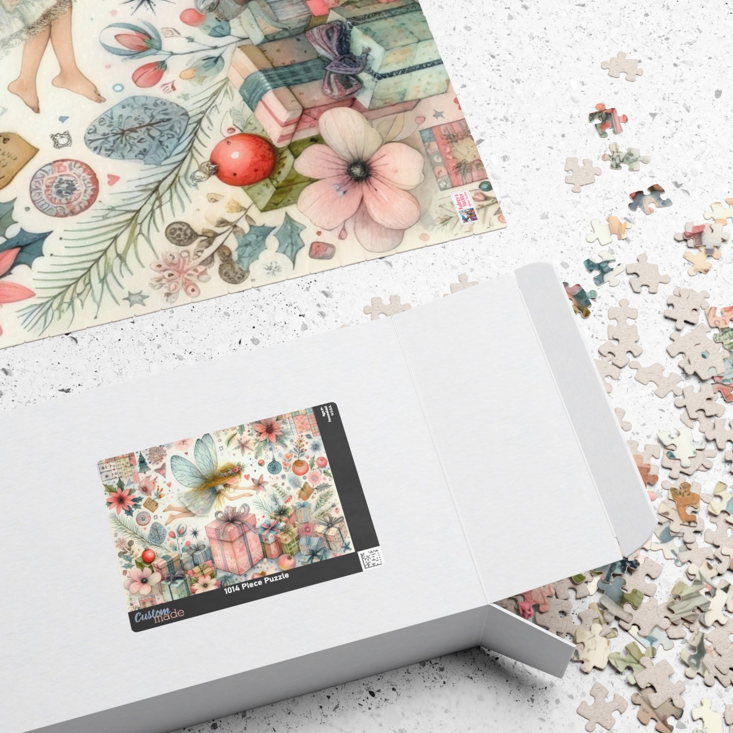 Fairy Dust Christmas Jigsaw Puzzle US: Pretty Whimsical Festive Theme, (110-1014-piece)