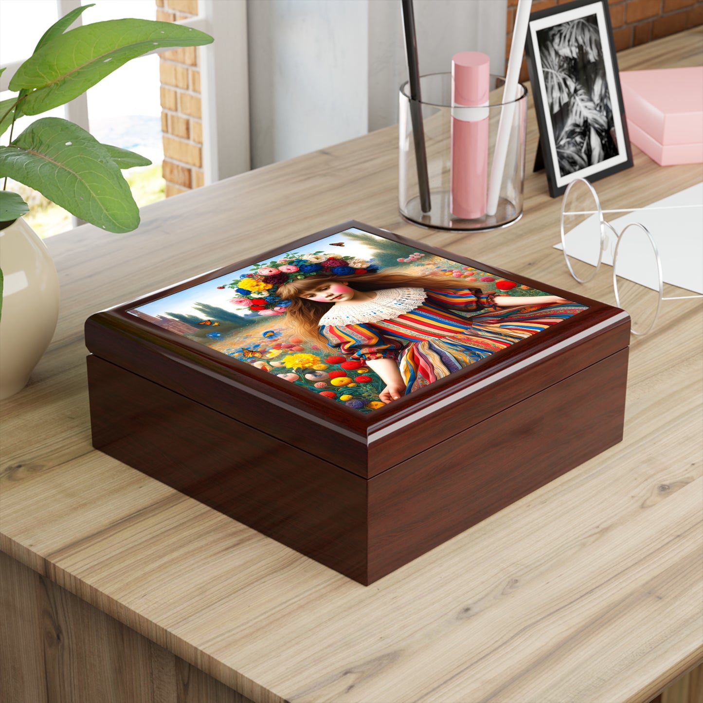 Floral Crown Jewellery Box