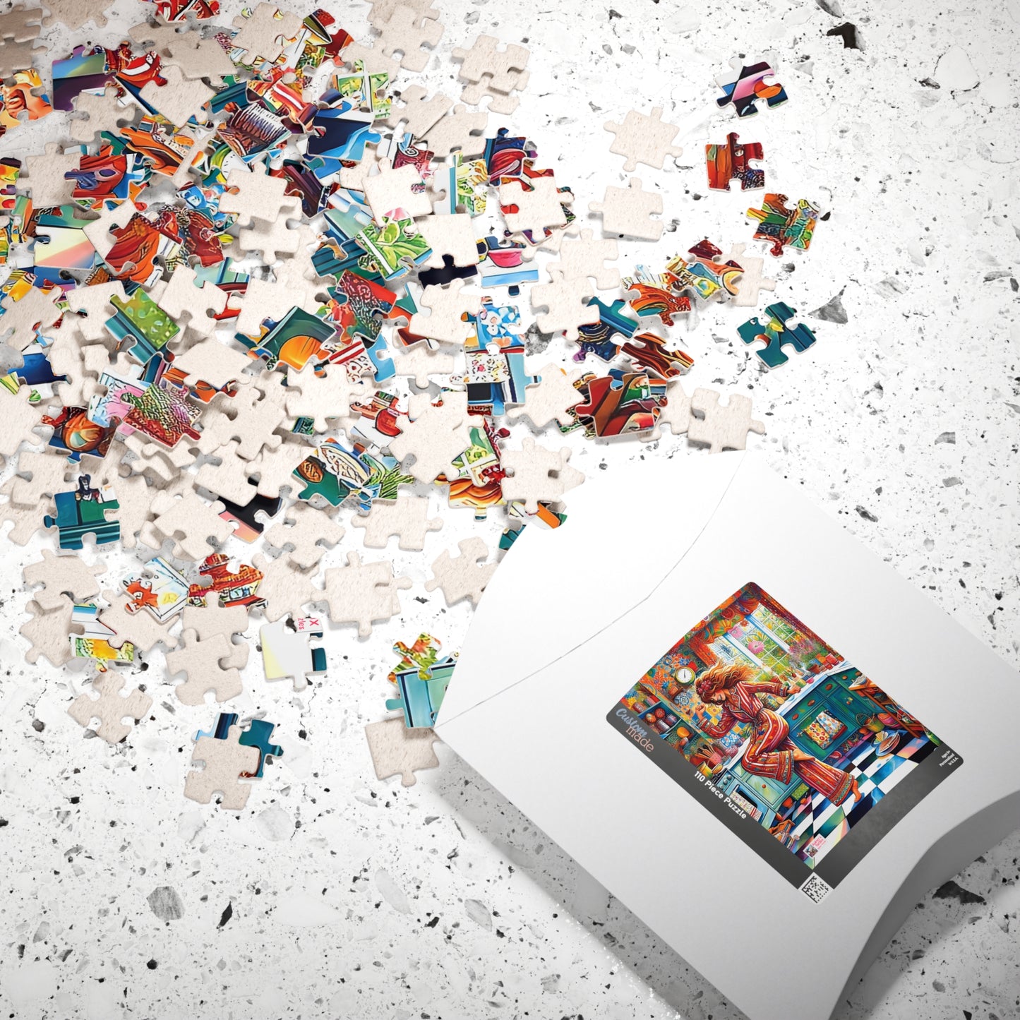 Dance Like No-one's Watching Jigsaw Puzzle (110, 252, 520, 1014-piece). Cute, fun. playful and quirky. Great gift idea. Family Activity