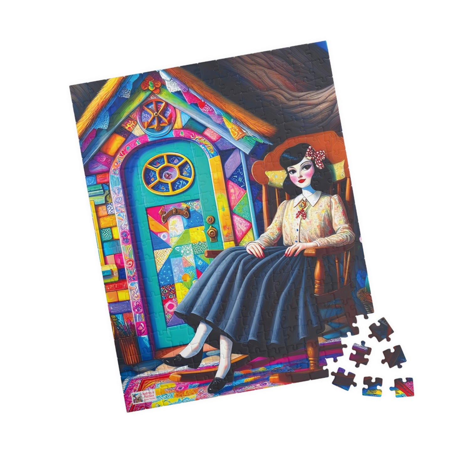 My Sweet Home Jigsaw Puzzle 110, 252, 520, 1014-piece. Fun, quirky and magical, a perfect novelty gift idea or family game, suits all ages