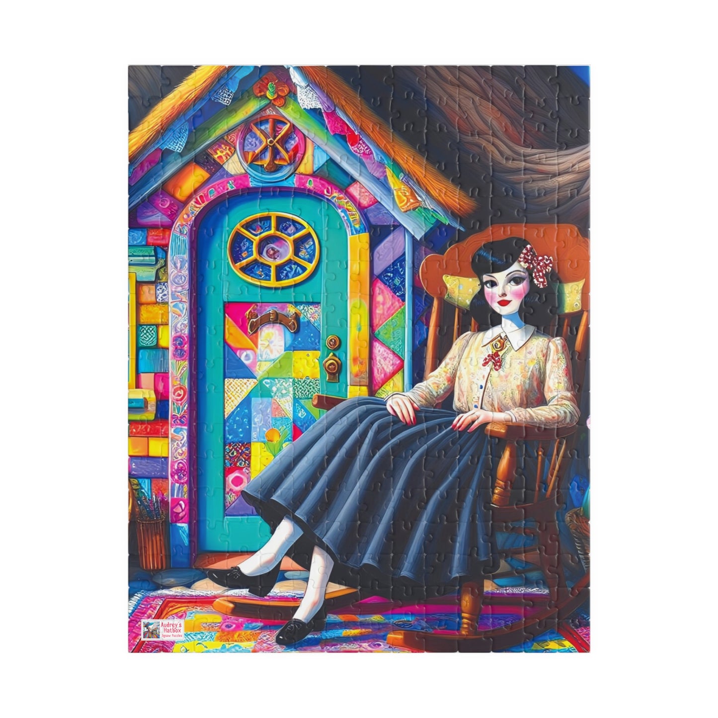 My Sweet Home Jigsaw Puzzle 110, 252, 520, 1014-piece. Fun, quirky and magical, a perfect novelty gift idea or family game, suits all ages