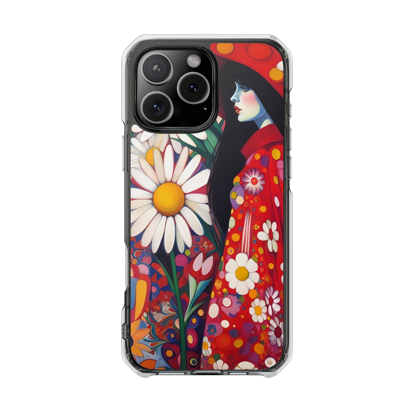 Daisy Dreams - Magnetic Clear Impact Cases