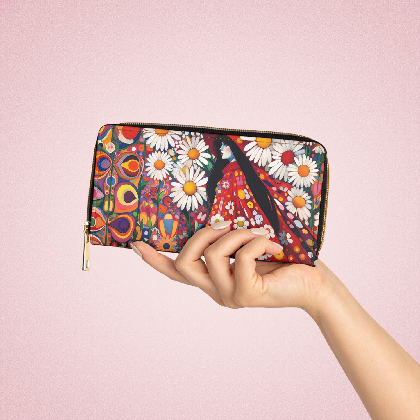 Daisy Dreams Zipper Wallet