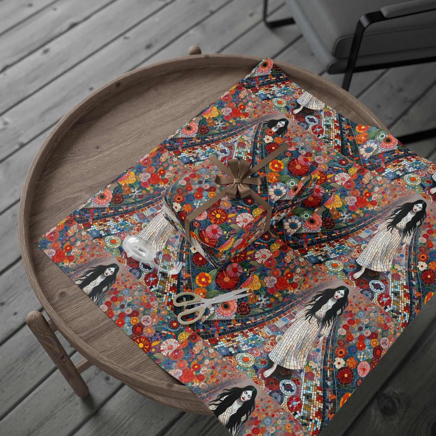 "Mosaic Garden" Gift Wrapping Paper (3 sizes)