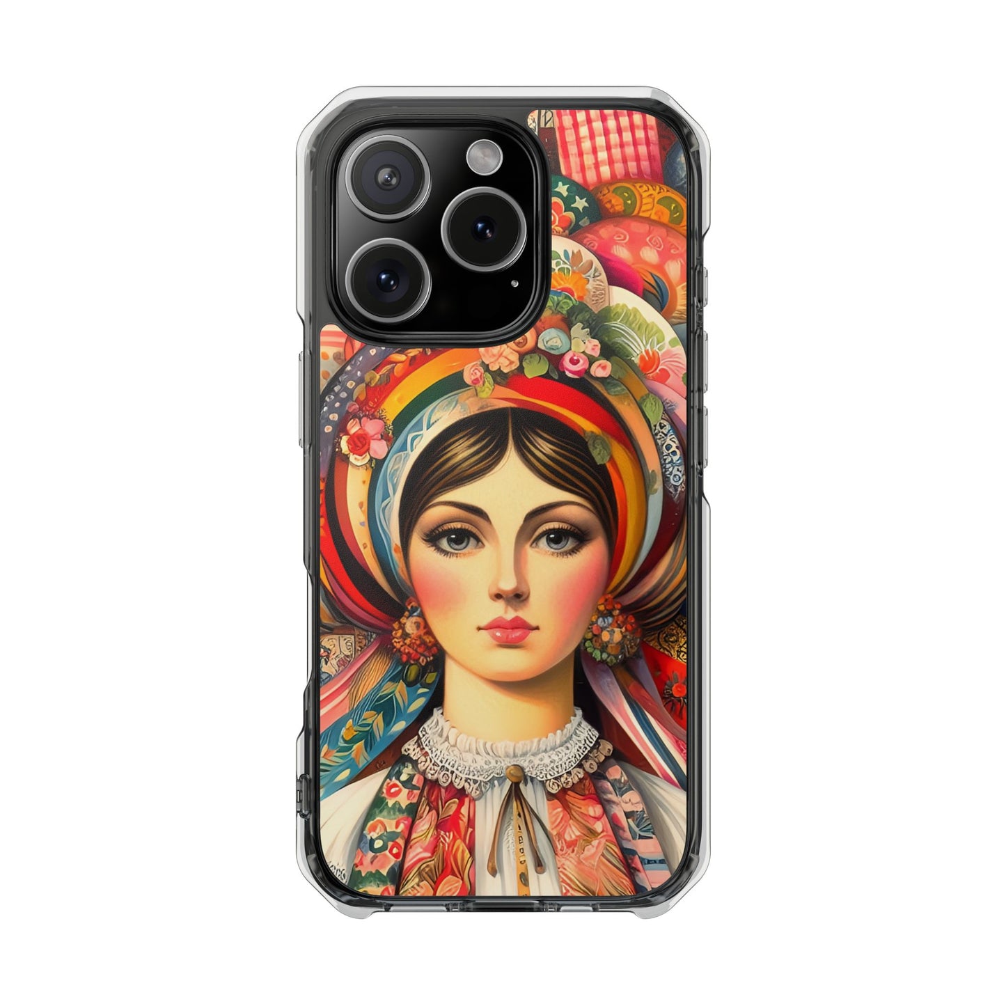 Beehive Bonnet - Magnetic Clear Impact Cases
