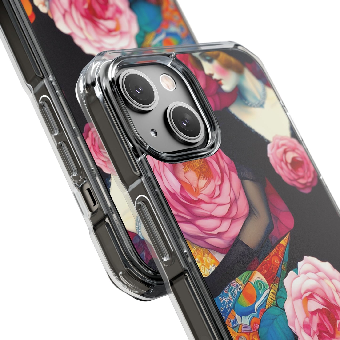 Lady of the Roses - Magnetic Clear Impact Cases