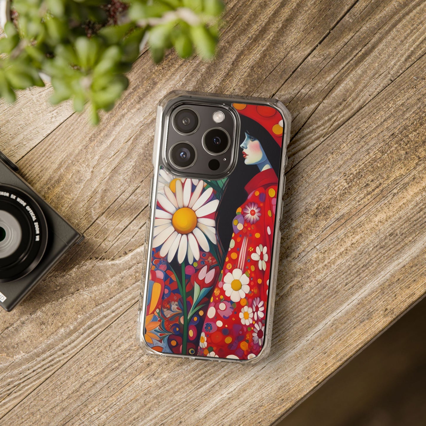 Daisy Dreams - Magnetic Clear Impact Cases