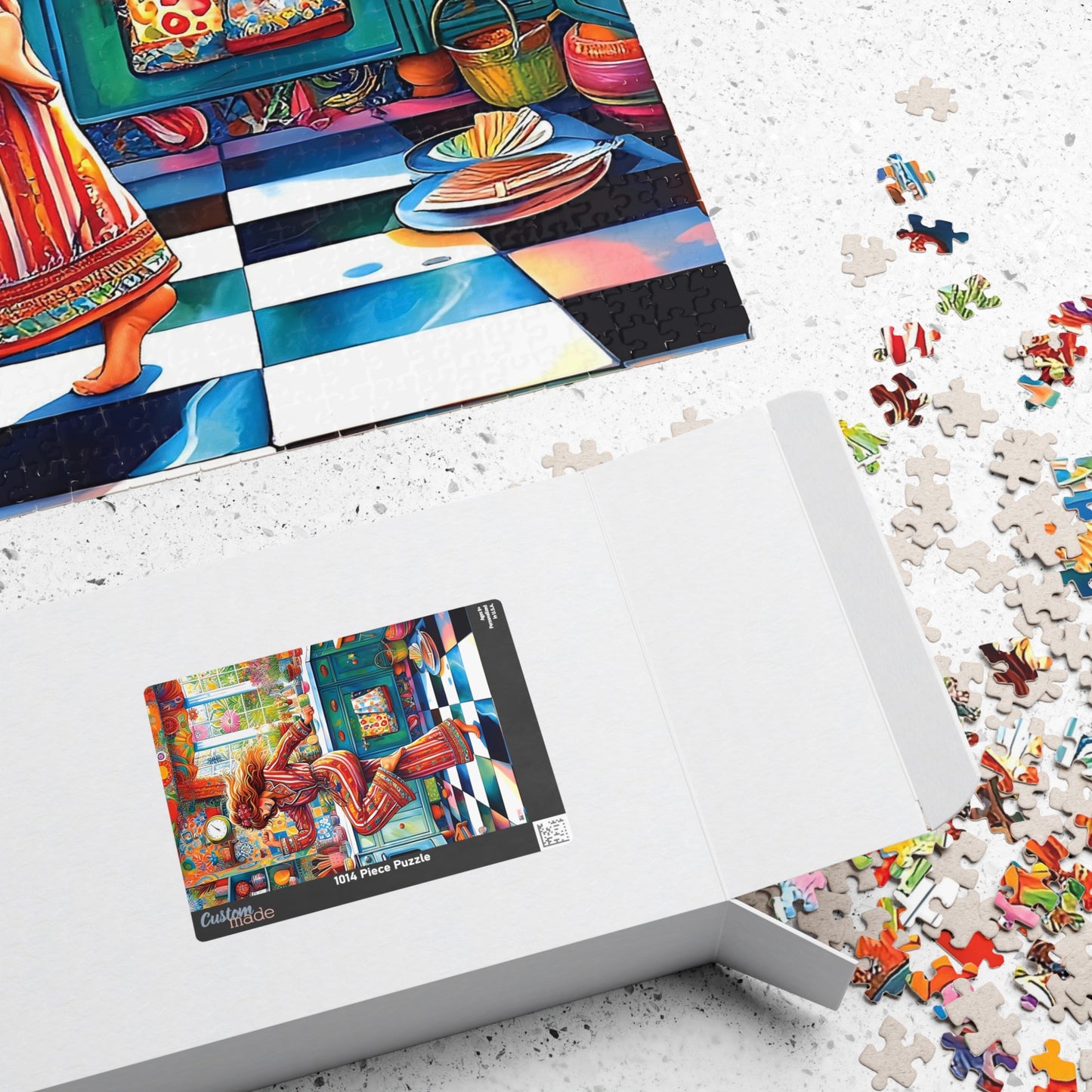 Dance Like No-one's Watching Jigsaw Puzzle (110, 252, 520, 1014-piece). Cute, fun. playful and quirky. Great gift idea. Family Activity